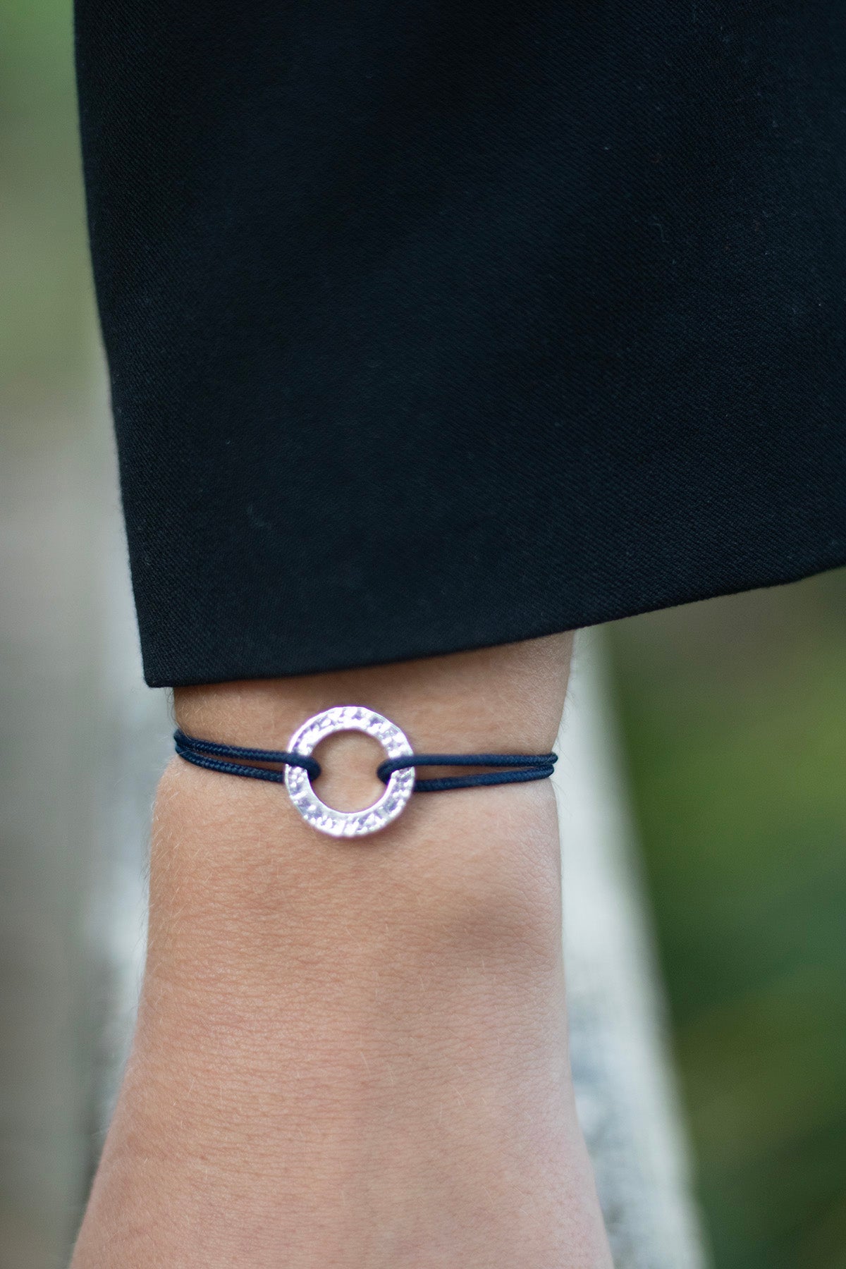 Vortex Bracelet - Glittery Anthracite Gray