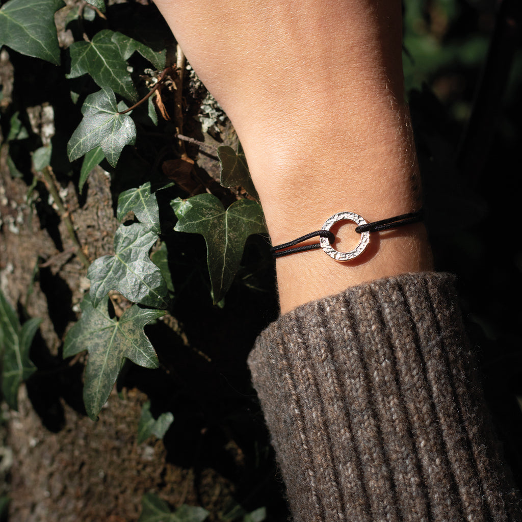 Vortex Bracelet - Glittery Anthracite Gray