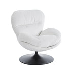Ceres - Poltrona girevole a 1 posto - Tessuto bianco