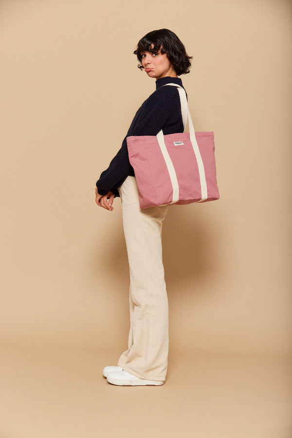 Bolso shopper Cesar - Rosa empolvado