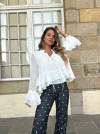 Blusa Aria cruda