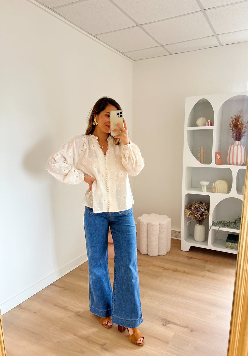 Blouse Brodée Amaya