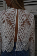 Blusa Bordada Astrid - Blanco