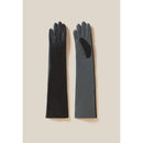 Guantes de cuero bicolor