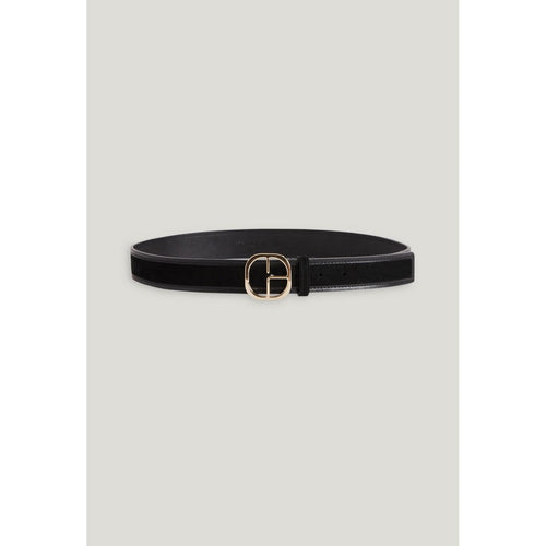 Ceinture Cuir Suède Noir