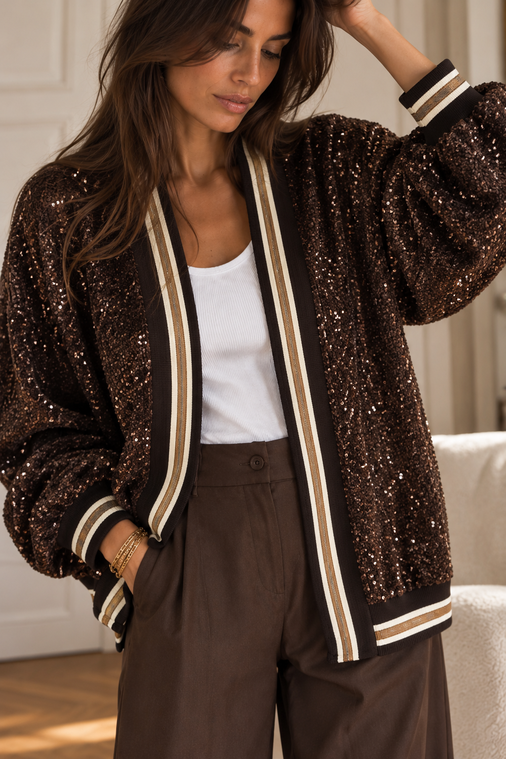 Veste Maryline Choco