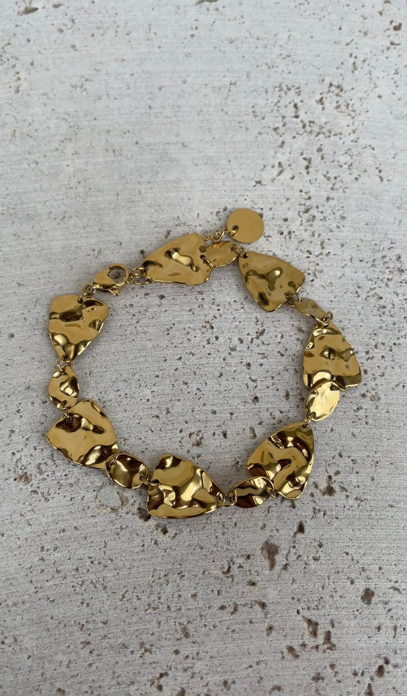 Pulsera martillada