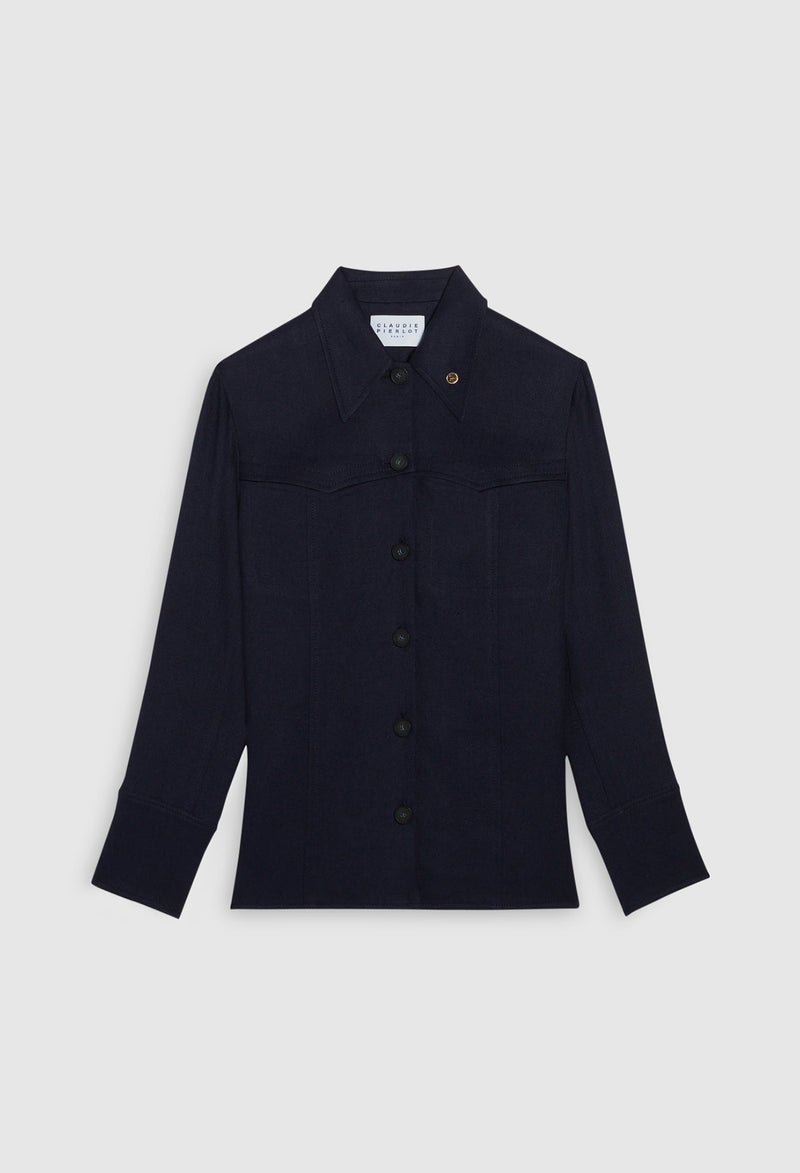 Claudie Pierlot - Chaqueta C&T - Voxford - Azul marino
