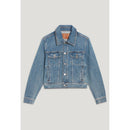 Veste Droite Jean Bleu