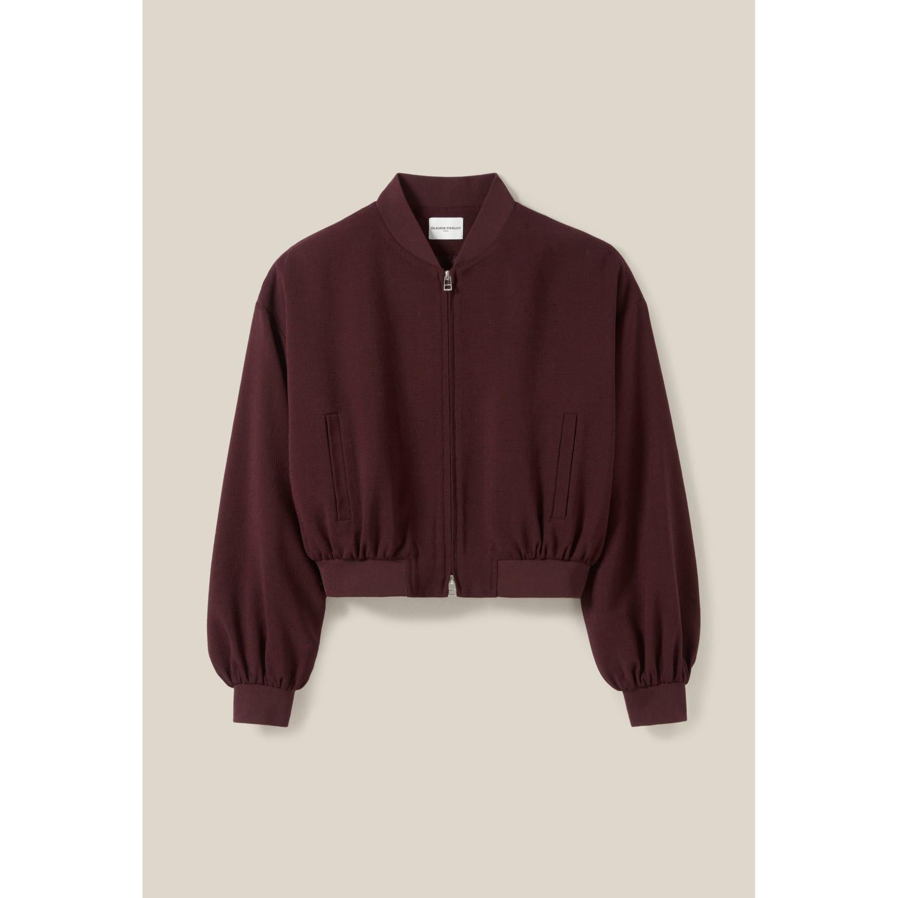 Bomber Fluide Zippé