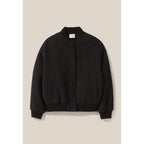Black Tweed Bomber