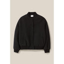 Cazadora bomber de tweed negra
