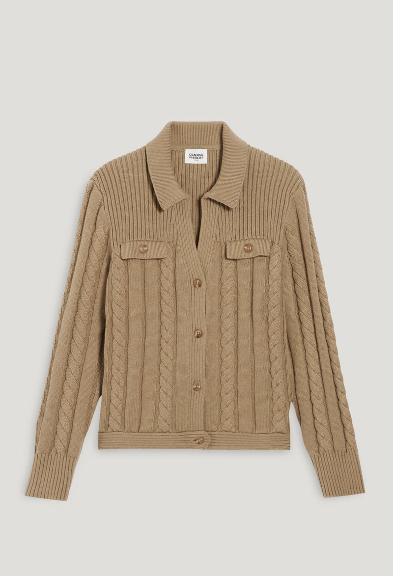 Claudie Pierlot - Cardigan - Mazi - Nougat
