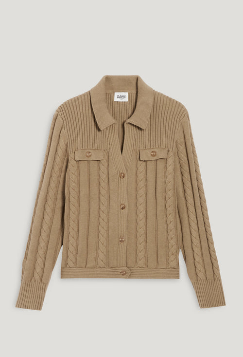 Claudie Pierlot - Cardigan Mazi - Nougat