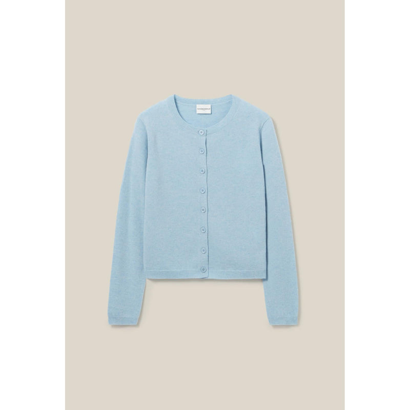 Cp Embroidery Buttoned Wool Cardigan