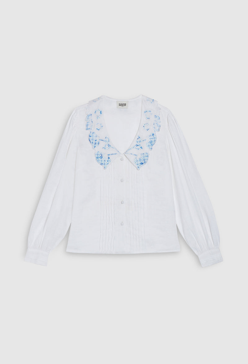 Claudie Pierlot - Claire shirt - Ecru