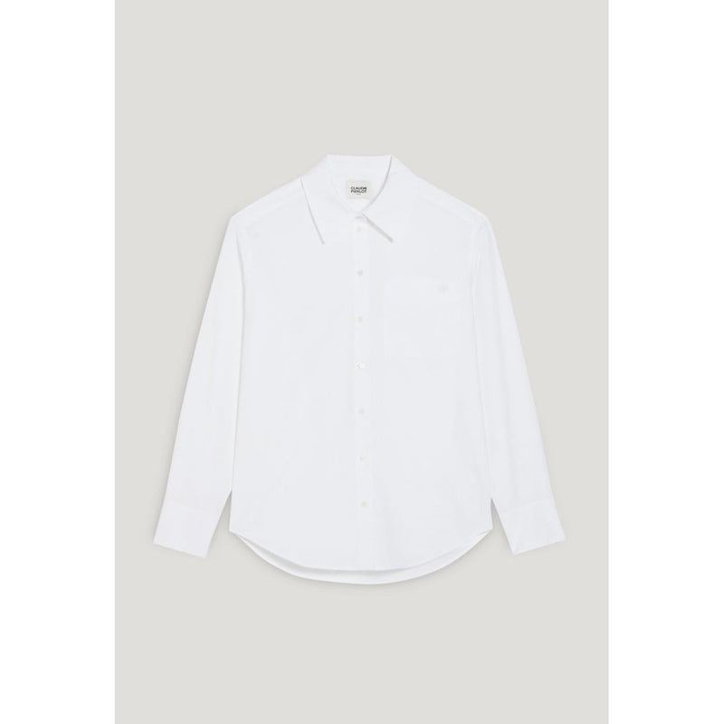 Camisa de algodón blanca