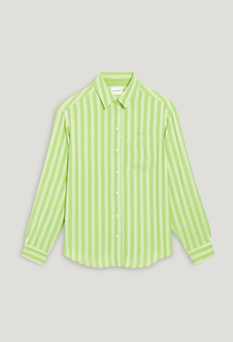 Camisa - Rayas Calissi - Matcha