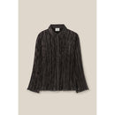 Silver Fluid Pleated Blouse