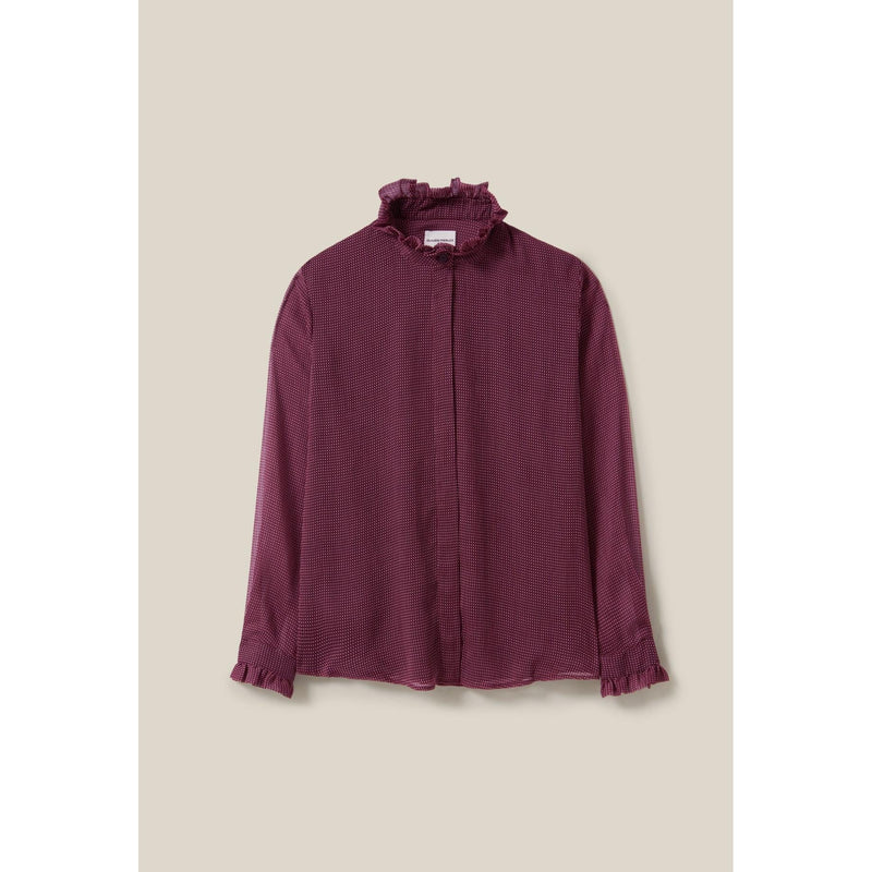 Camisa Fluida Cuadros Pequeños