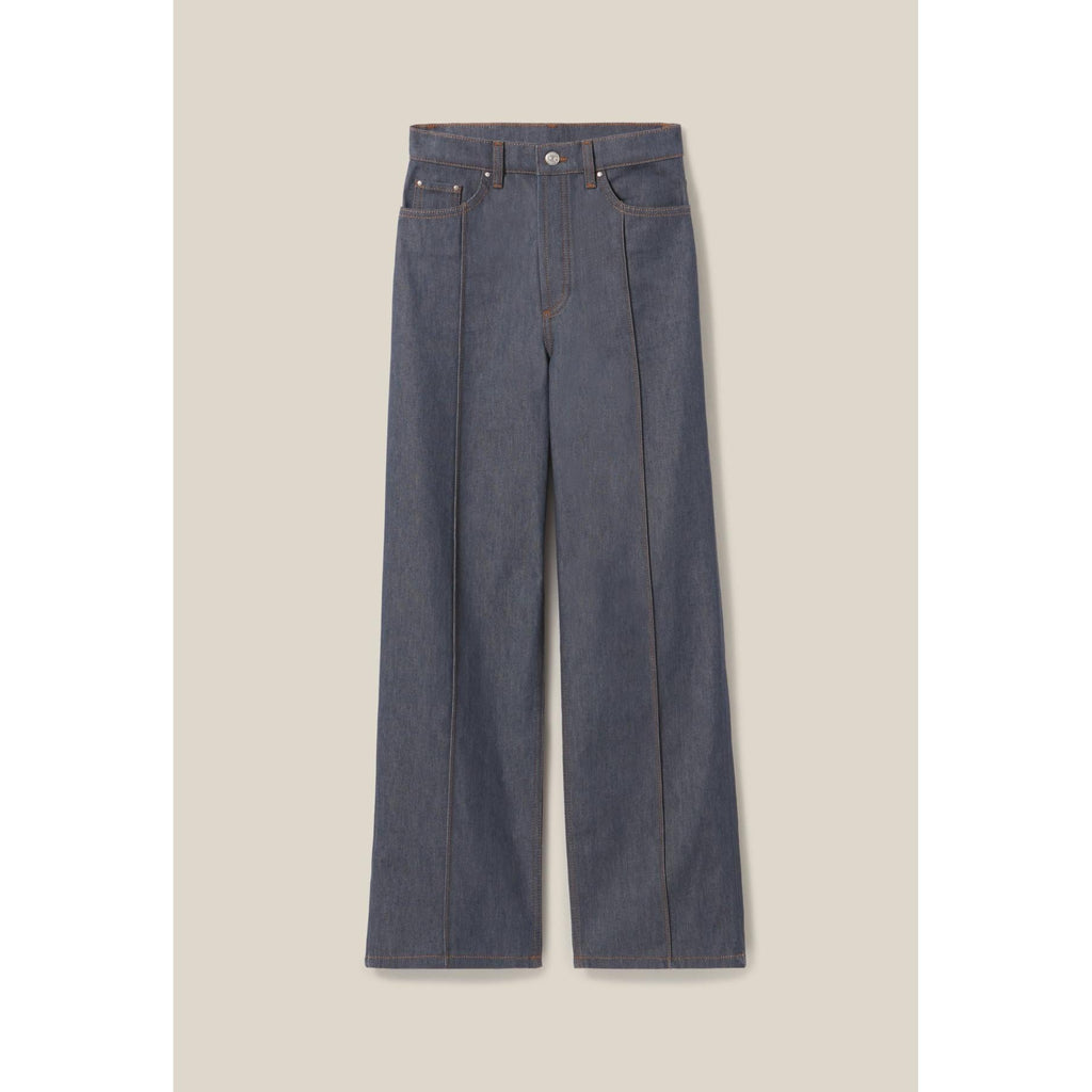 High Waist Straight Claude Jeans