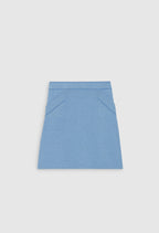 Claudie Pierlot - Jupe Maille - Mac - Bleu
