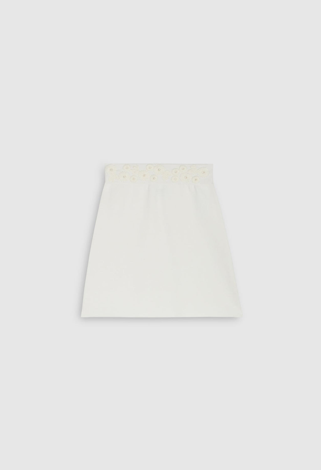 Claudie Pierlot - Jupe Maille - Mareini - Ecru
