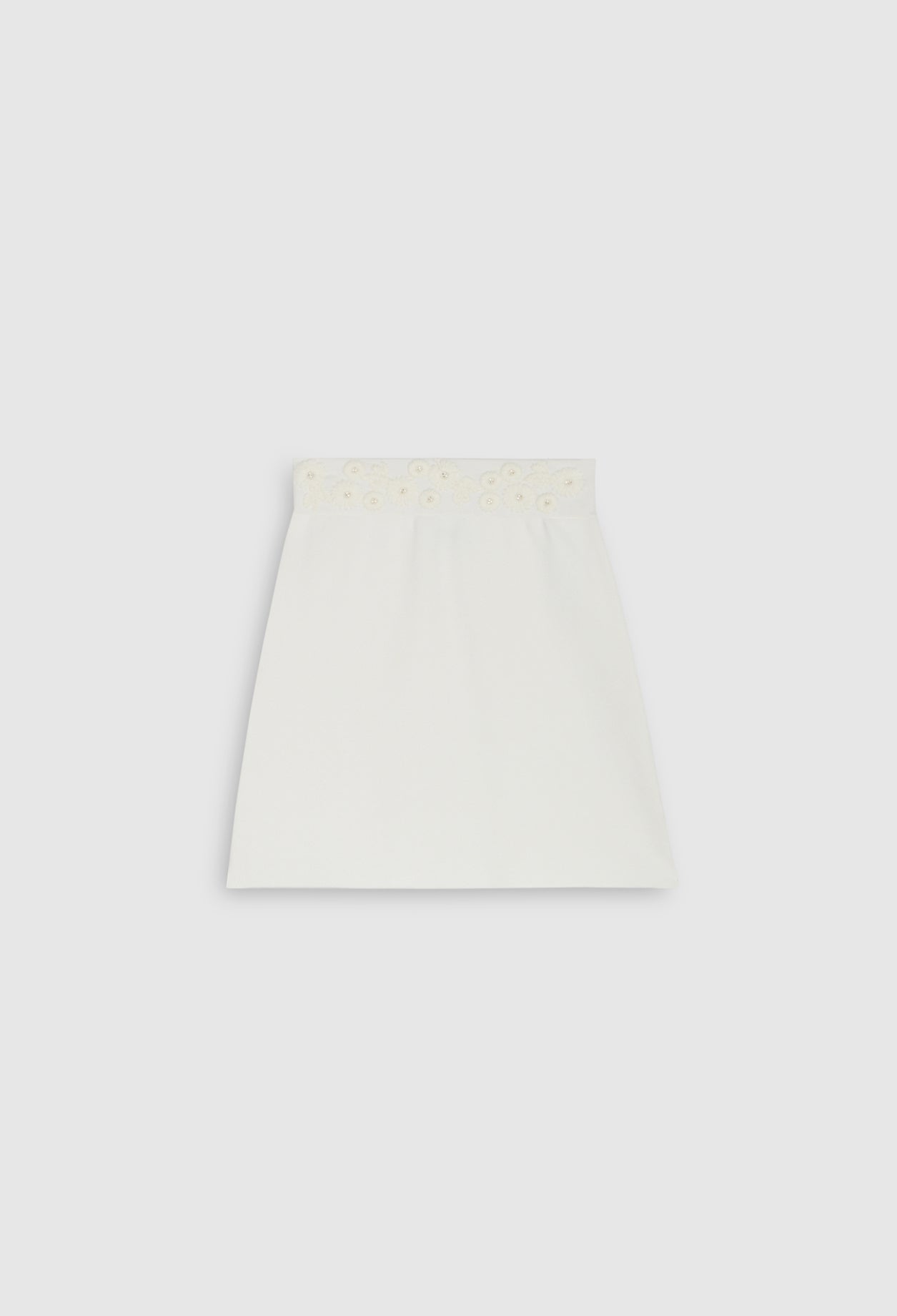 Claudie Pierlot - Jupe Maille - Mareini - Ecru