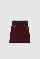 Claudie Pierlot - Maille Mac skirt - Bordeaux