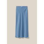 Fluid Satin Midi Skirt