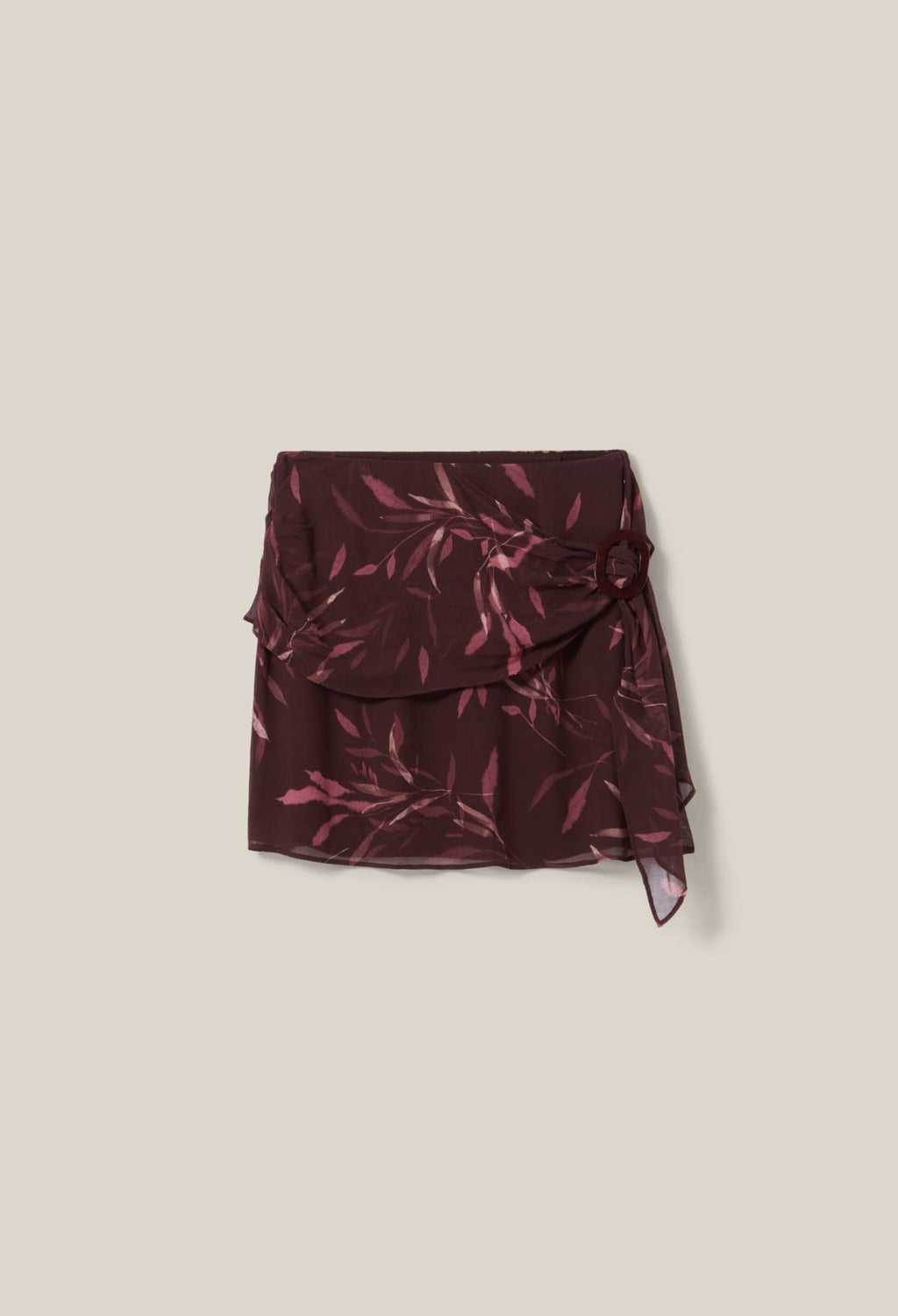 Claudie Pierlot - C&T Skirt - Sun Feuille - Print Fonce