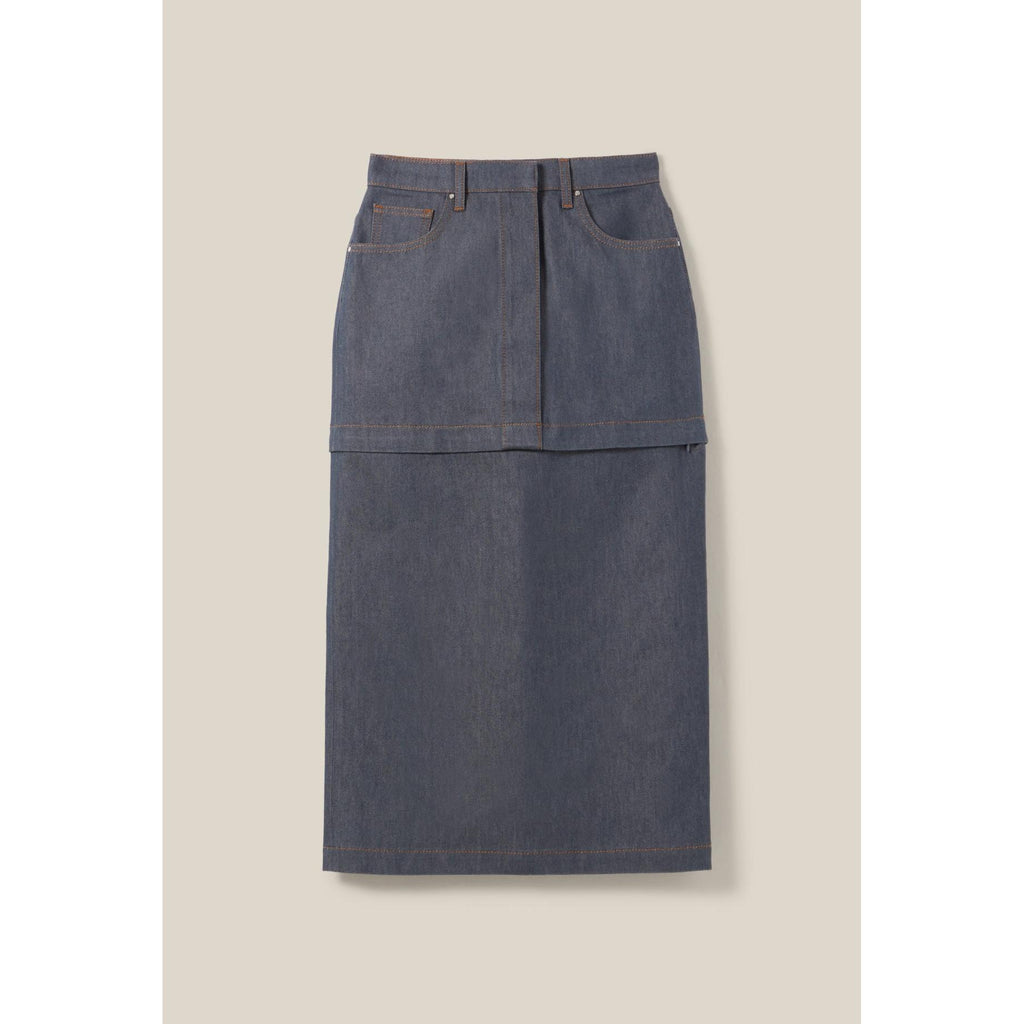 Jupe Denim Zippée Modulable