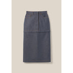 Jupe Denim Zippée Modulable