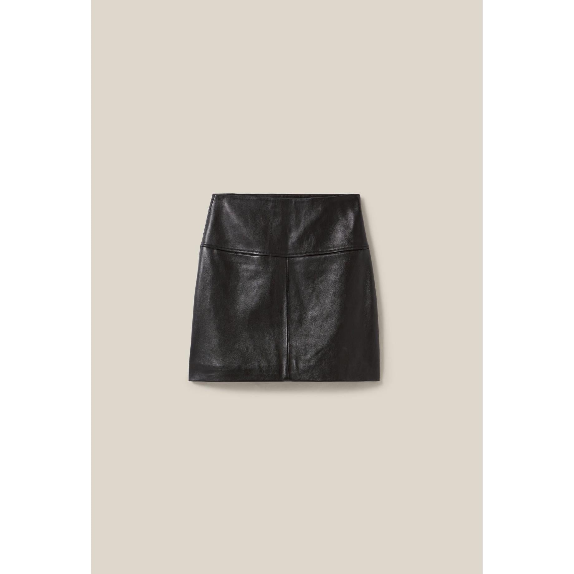 Claudie Pierlot - Falda Corta Cuero