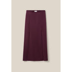 Long Fluid Skirt With Pleats
