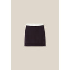 Jupe Courte Laine Taille Élastiquée