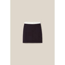Short Wool Skirt Elasticated Waist