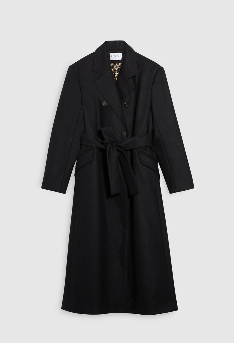 Claudie Pierlot - Trench En Laine - Noir