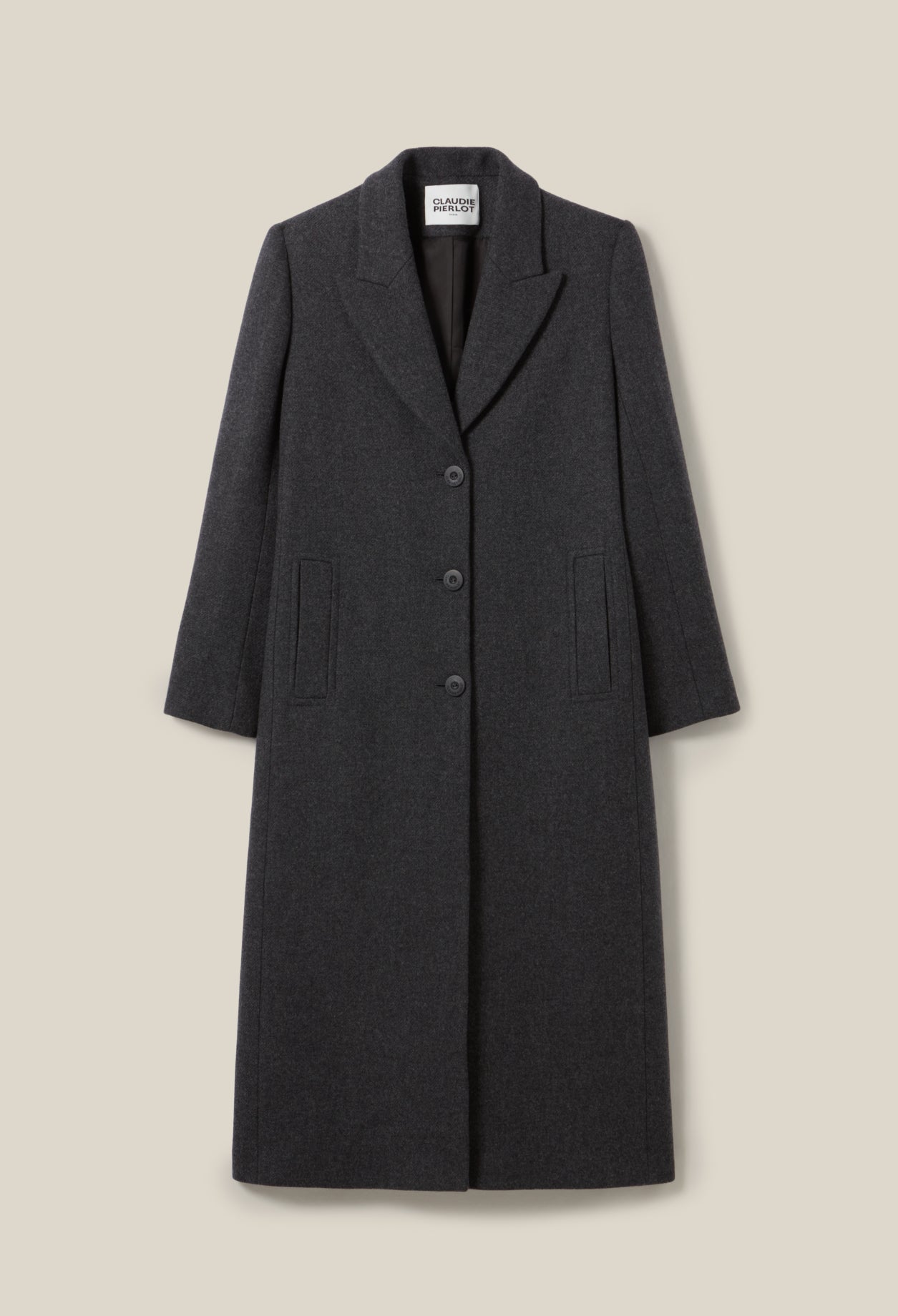 Claudie Pierlot - Coat - Giny - Anthracite Gray
