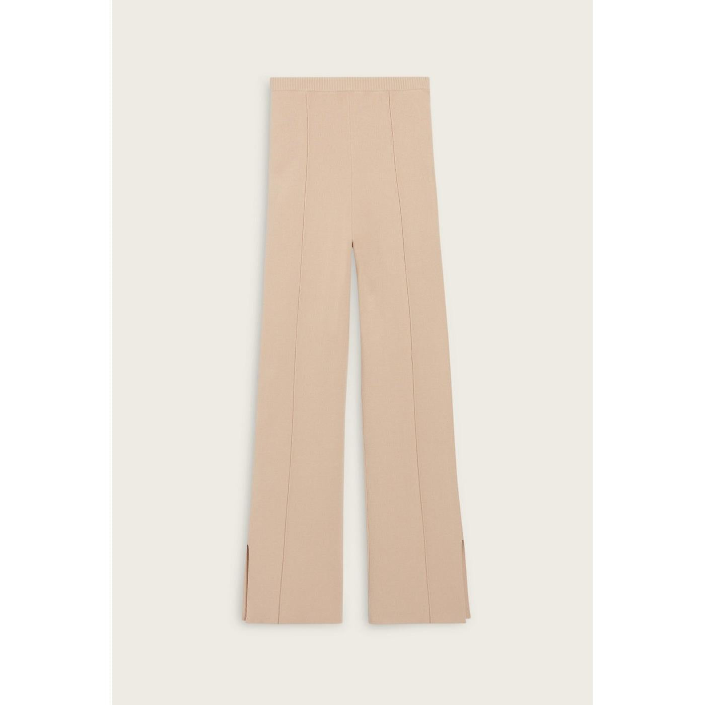 Pantalon Droit Fentes Cheville
