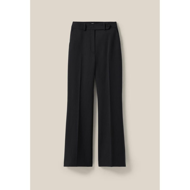 Navy Wool Suit Trousers