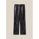 Straight Leather Pants