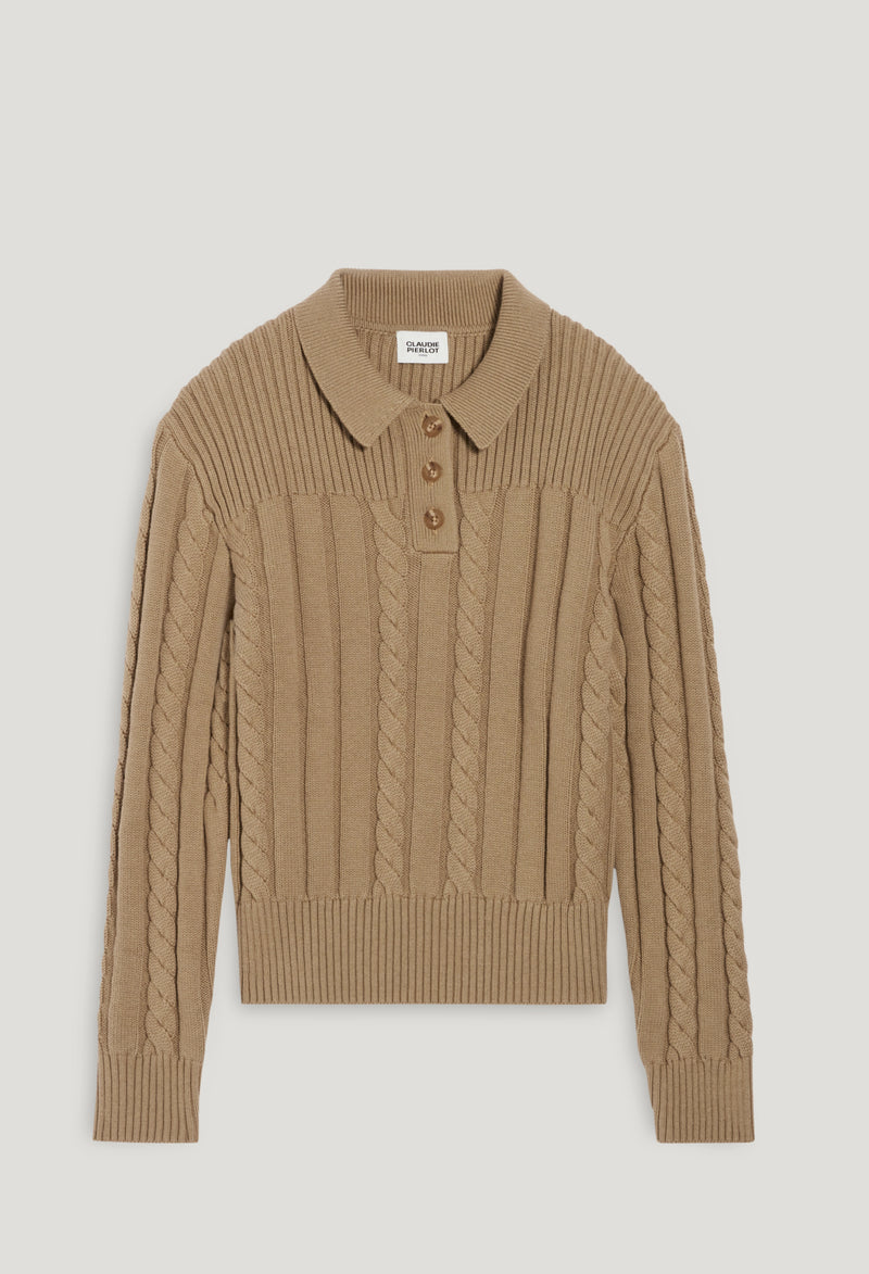 Claudie Pierlot - Pull Mozi - Nougat