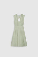 Claudie Pierlot - Vestido Rivabelle - Almendra