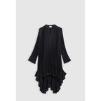 Pleated Ruffle Dress