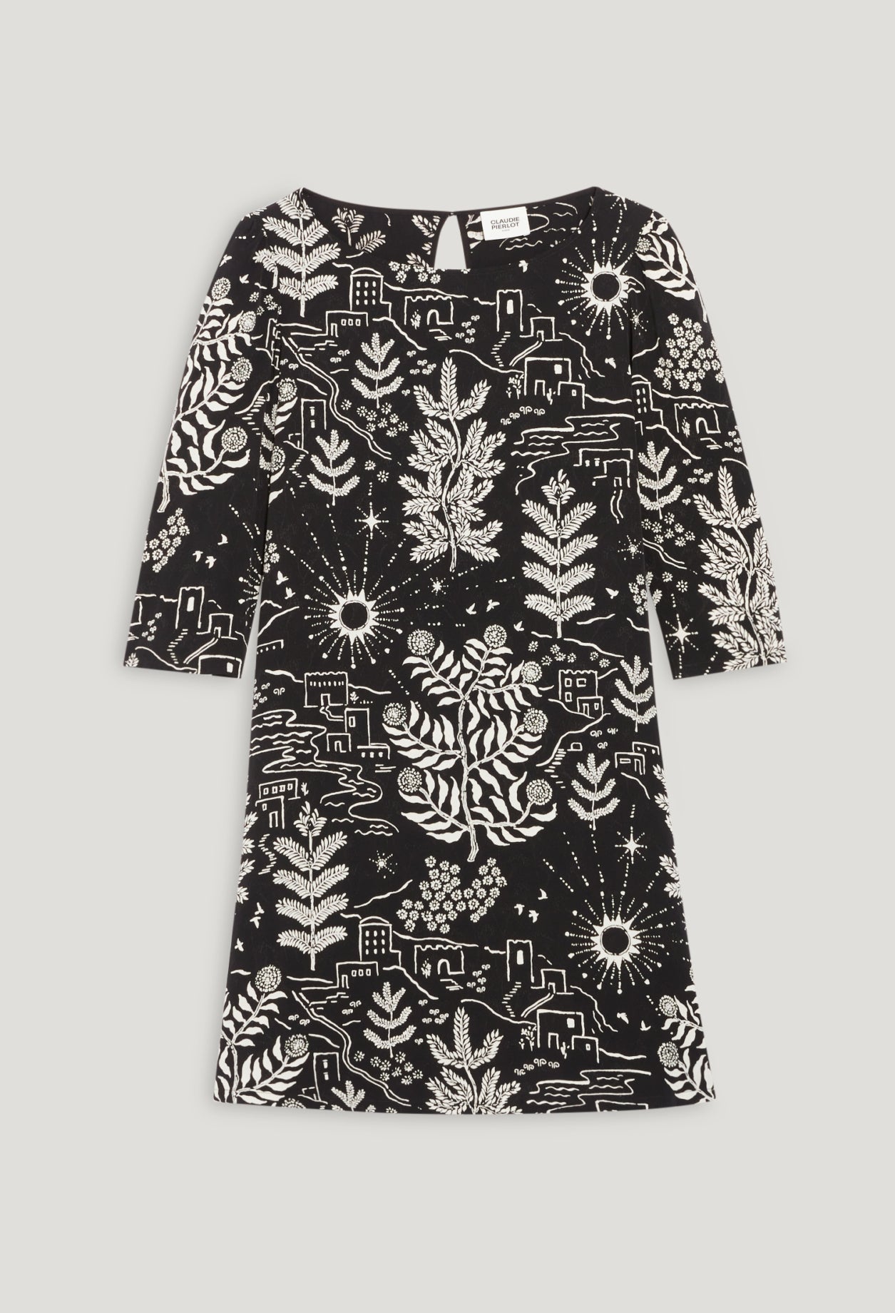 Claudie Pierlot - Robe C&T - Rififiprint - Print Fonce