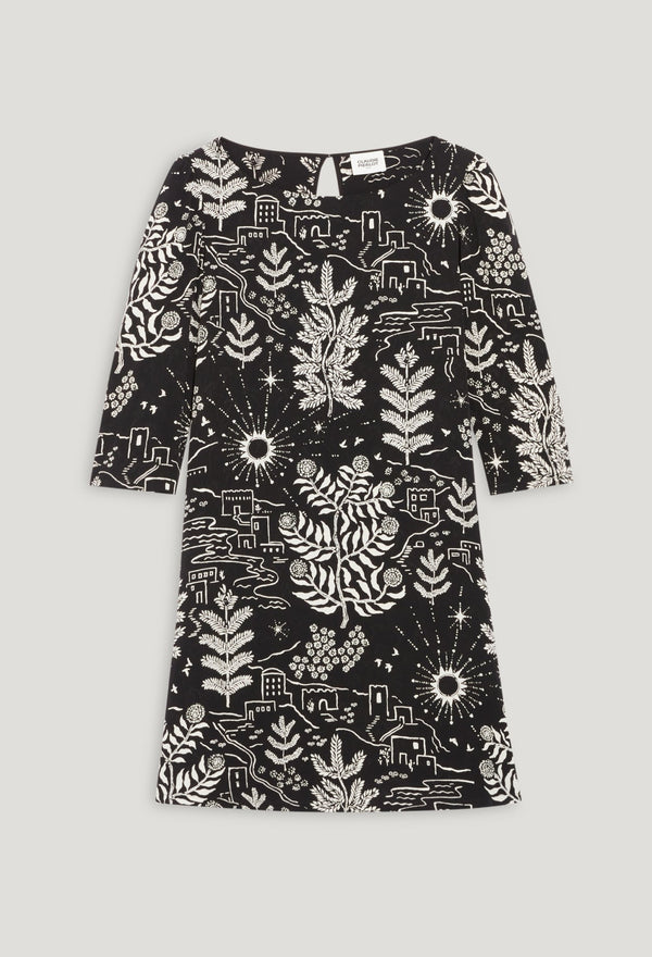 Claudie Pierlot - Robe C&T - Rififiprint - Print Fonce