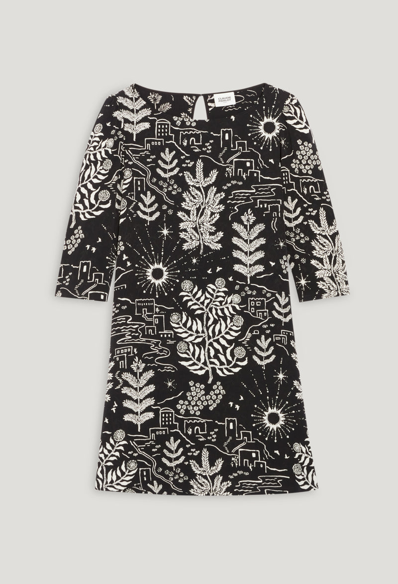 Claudie Pierlot - Vestido Rififiprint - Print Fonce