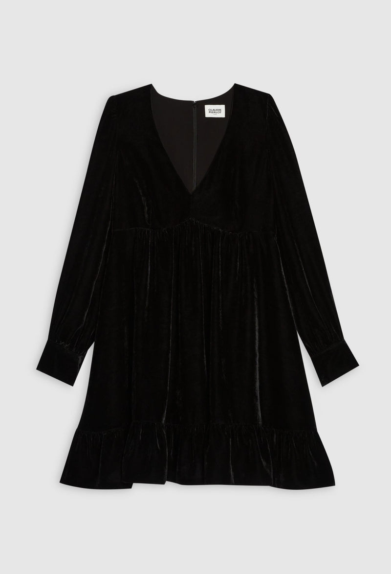 Vestido C&T - Lluvia - Negro