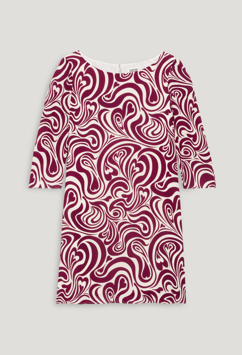 Vestido C&T - Rififi - Estampado oscuro